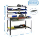 SimonRack metal workbench: 1445x910x610 mm, 5 shelves, 400 kg per shelf, without screws