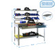 SimonRack metal workbench: 1445x910x610 mm, 5 shelves, 400 kg per shelf, without screws