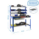 SimonRack metal workbench: 1445x910x610 mm, 5 shelves, 400 kg per shelf, without screws