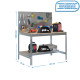 SimonRack metal workbench: 1445x1210x610 mm, 2 shelves, 600 kg per shelf, without screws