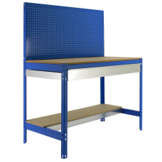 SimonRack metal workbench: 1445x910x610 mm, 2 shelves, 400 kg per shelf, without screws