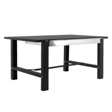 SimonRack workbench with screws and tray: 830x1800x730 mm, 1 shelf, 600 kg per shelf, with screws