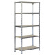 SimonRack Metal Shelving Unit: 1800x900x500 mm, 5 Wooden Shelves, 150 kg per shelf, without screws