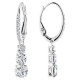 Pendientes Swarovski Stilla Drop – Cristales Blancos, Baño de Rodio
