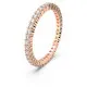 Swarovski Matrix Vittore Ring – White Crystals, Rose Gold Tone (Size 55)