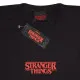 Short Sleeve T-Shirt Stranger Things Demogorgon Upside Down Black Unisex