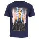 Short Sleeve T-Shirt Star Wars White Blades Blue Unisex