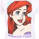 Short Sleeve T-Shirt The Little Mermaid Mermaid Vibes White Unisex