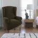 Wingback chair cover Sofaskins NIAGARA