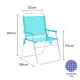 Folding Chair Marbueno Aquamarine 52 x 80 x 56 cm