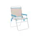 Silla Plegable Marbueno Azul Beige 52 x 80 x 56 cm