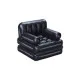 Bestway Sillon Hinchable 4 Posiciones Negro 191x38x25 cm Interior 75114