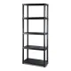Marbueno Shelf 5 Shelves Black Plastic 61x31x171 cm Garden 10538
