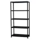 Marbueno Shelf 5 Shelves Black Plastic 90x40x180 cm Garden 10539