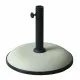 Marbueno Base Umbrella Round Cement 41.5x35 cm 15KG White Garden Pool Terrace 10448