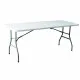 Marbueno Folding Table Resin White 180x74x74 cm Catering, Beach & Camping 10528