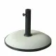 Marbueno Base Umbrella Round Cement 50x37 cm 25KG White Garden, Pool, Terrace 10453