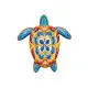 Bestway Inflatable Turtle 183x173 cm with Handles +3 Years Beach Pool 41523