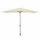 Marbueno Sombrilla Acero 8 Varillas 200x300 cm Polyester Beige Jardin, Piscina y Terraza 10493