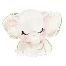 Sheet Crochetts 33 x 43 x 2 cm Elephant