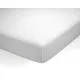 Fitted bottom sheet Alexandra House Living QUTUN White 140 x 1 x 200 cm