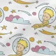 Funda de almohada HappyFriday Le Petit Prince Ses amis Multicolor 50 x 75 cm