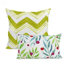 Set of cushion covers HappyFriday Confetti Multicolour 2 Pieces