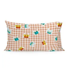 Pillowcase HappyFriday Mr Fox Piggys Vichy Multicolour 50 x 75 cm