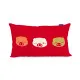 Funda de cojín HappyFriday Mr Fox Piggys Multicolor 50 x 30 cm