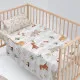 Bedding set HappyFriday Moshi Moshi Dino family  Multicolour Baby Crib 2 Pieces