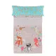 Bedding set HappyFriday Moshi Moshi Fantasy Multicolour Single 2 Pieces
