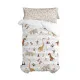 Duvet cover set HappyFriday Moshi Moshi Dino Family Multicolour 2 Pieces