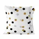 Funda de cojín HappyFriday Blanc Golden Dots Multicolor 60 x 60 cm