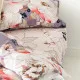 Fitted bottom sheet HappyFriday White peonies Multicolour 180 x 200 x 32 cm