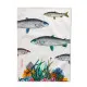 Kitchen Cloth HappyFriday Fish Multicolour 70 x 50 cm (2 Units)