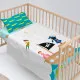 Bedding set HappyFriday Mr Fox Flying Boy Multicolour Baby Crib 2 Pieces