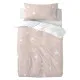 Duvet cover set HappyFriday Basic Kids Pink Baby Crib 2 Pieces