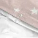 Duvet cover set HappyFriday Basic Kids Pink Baby Crib 2 Pieces