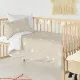 Duvet cover set HappyFriday Basic Kids Beige Baby Crib 2 Pieces