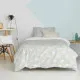 Duvet cover set HappyFriday Basic Kids Beige Single 2 Pieces
