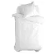 Duvet cover set HappyFriday Basic Kids White Single 2 Pieces
