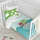 Duvet cover set HappyFriday Happynois Pirata Multicolour Baby Crib 2 Pieces