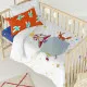 Duvet cover set HappyFriday Le Petit Prince Multicolour 2 Pieces