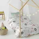 Duvet cover set HappyFriday Moshi Moshi Best Buddies Multicolour Single 2 Pieces
