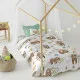 Duvet cover set HappyFriday Moshi Moshi Happy Sloth Multicolour Single 2 Pieces