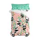 Juego de funda nórdica HappyFriday Moshi Moshi Panda Garden Rosa Cama de 105 2 Piezas