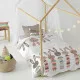 Duvet cover set HappyFriday Moshi Moshi Rabbit Family Multicolour Single 2 Pieces
