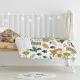 Duvet cover set HappyFriday Moshi Moshi Harvestwood Multicolour Baby Crib 2 Pieces