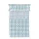 Bedding set HappyFriday Basic Kids Vichy Blue Single 2 Pieces