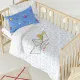 Juego de funda nórdica HappyFriday Le Petit Prince Navire Multicolor Cuna de Bebé 2 Piezas